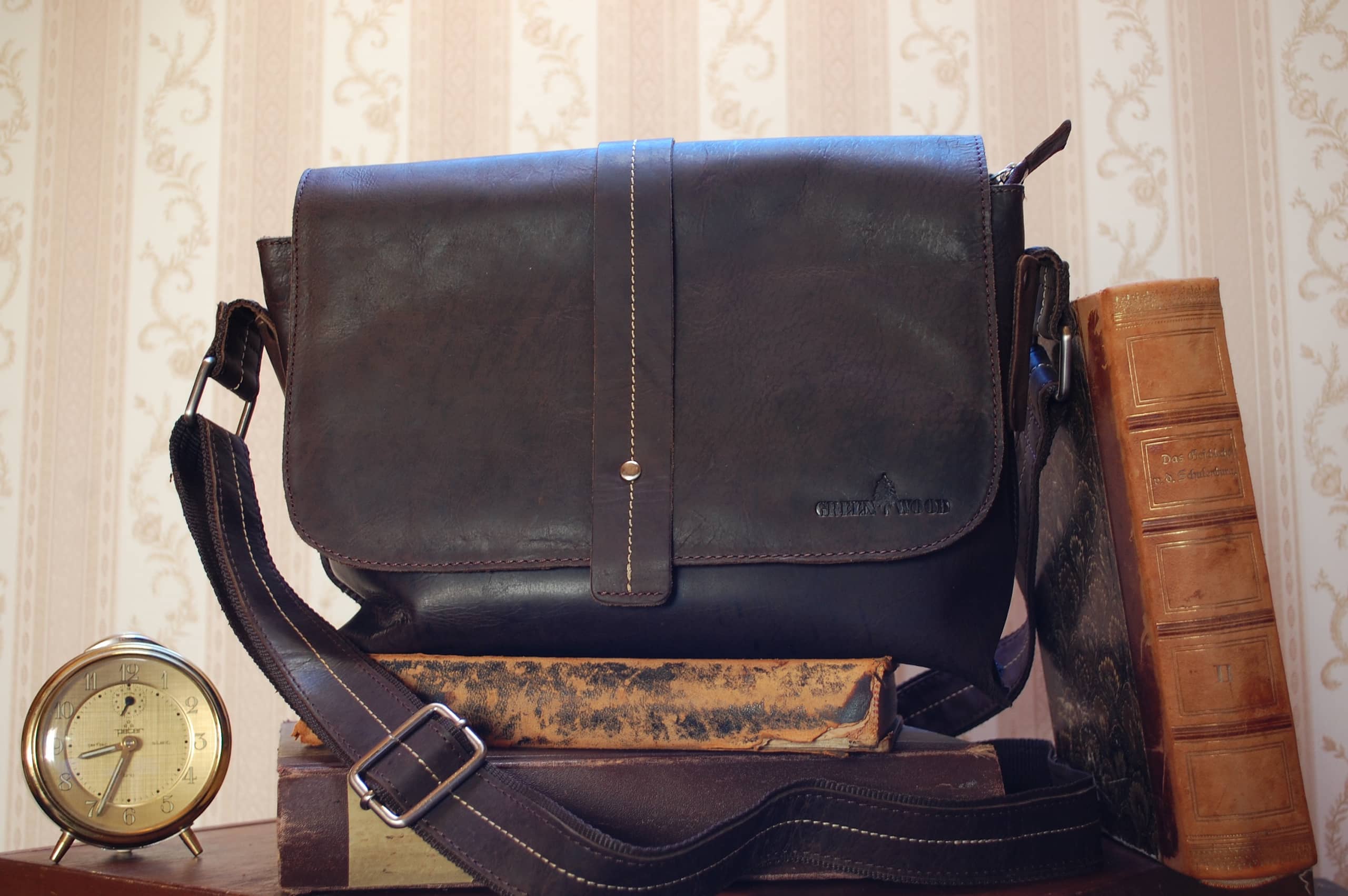 vintage ledertaschen für damen, herren & kinder