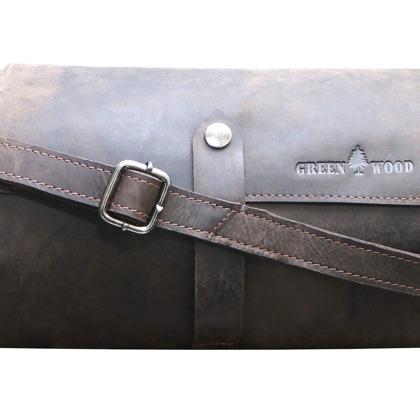 Molinero Zylindertasche Leder Umhängetasche Damen Runde Crossbody Tasche