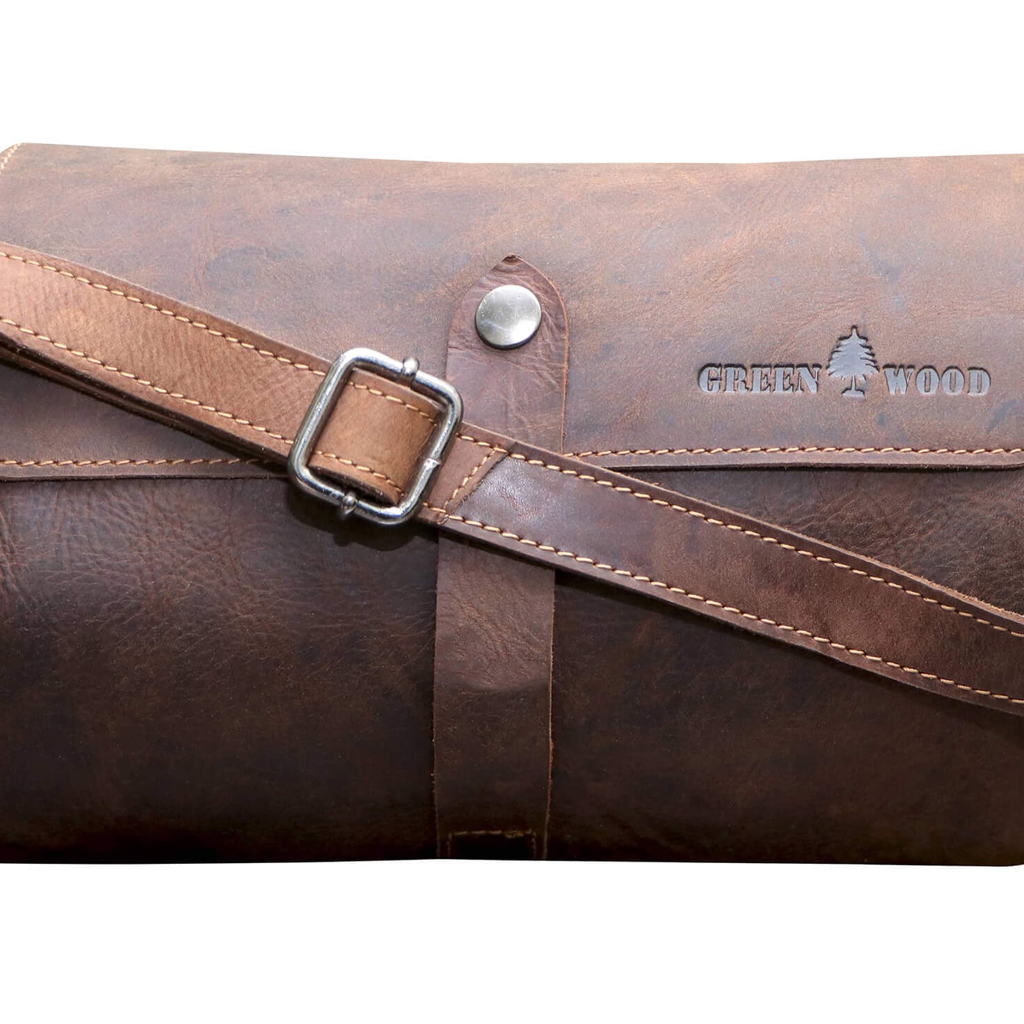 Molinero Zylindertasche Leder Umhängetasche Damen Runde Crossbody Tasche