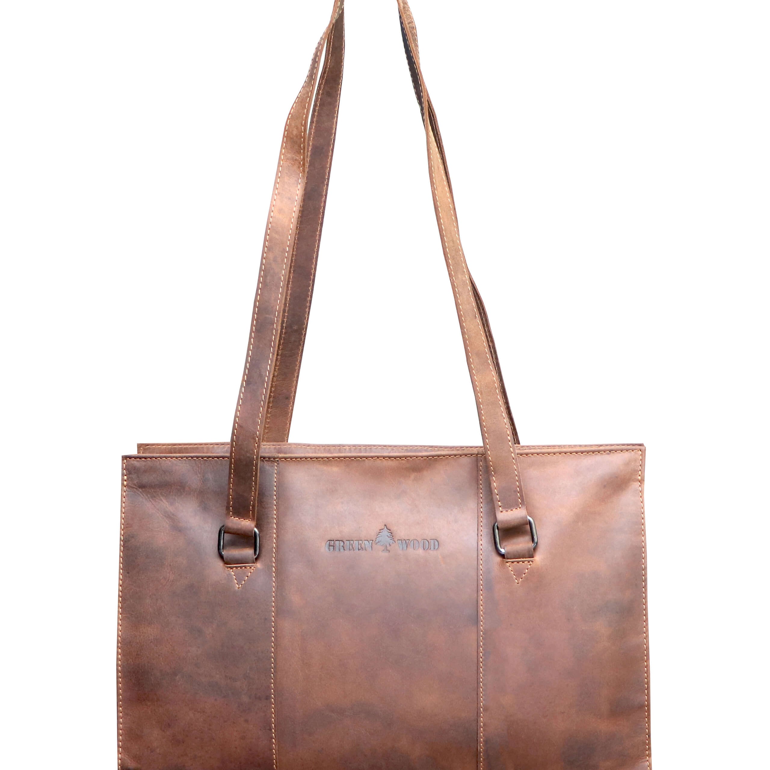 Emily Shopper Bag Women Top Handle Leather Clutch Shoulder Bag