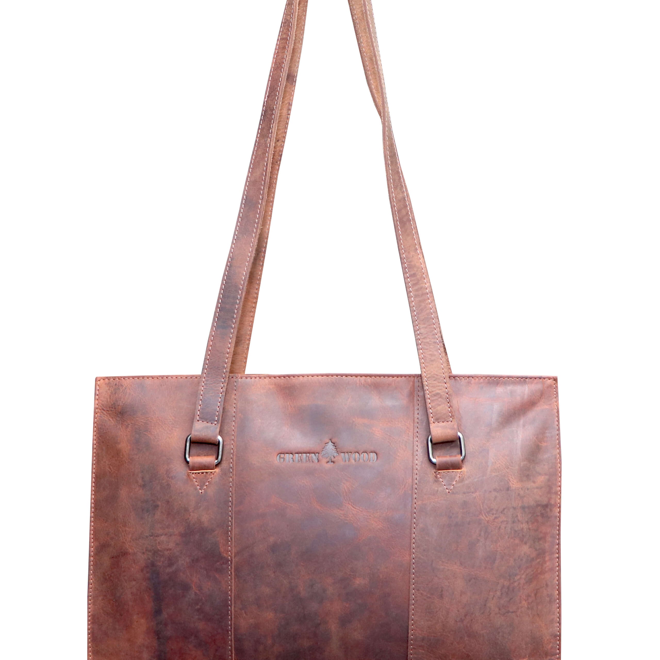 Emily Shopper Bag Women Top Handle Leather Clutch Shoulder Bag