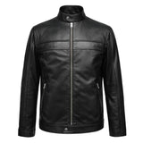 Harald Lederjacke Herren aus Echtleder, Stehkragen & Comfort Fit