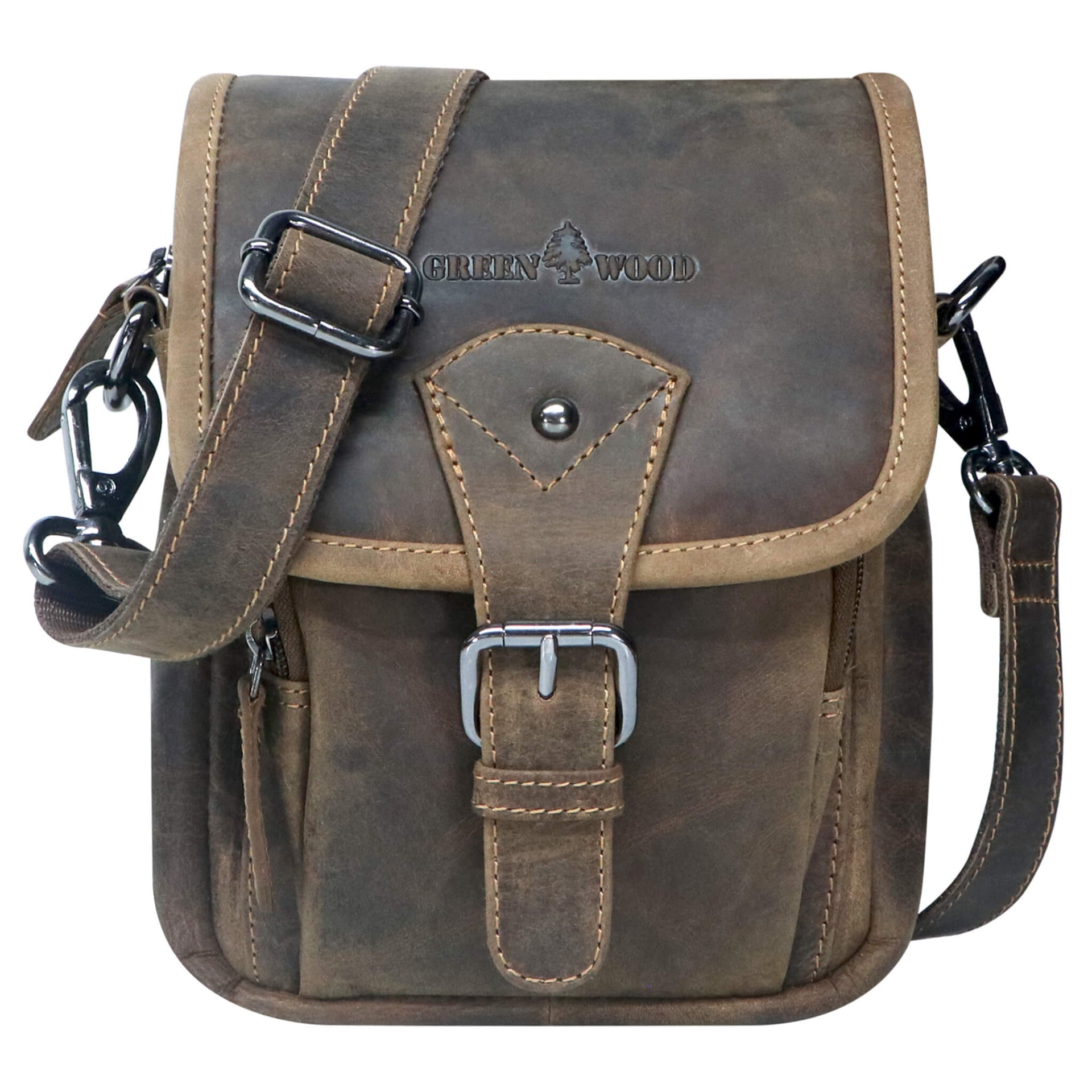 Bob Bauchtasche Damen Leder Crossbody Herren Umhängetasche Klein