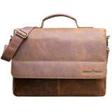 Lenn Businesstasche Damen Aktentasche Leder Umhängetasche Herren