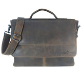 Lenn Businesstasche Damen Aktentasche Leder Umhängetasche Herren