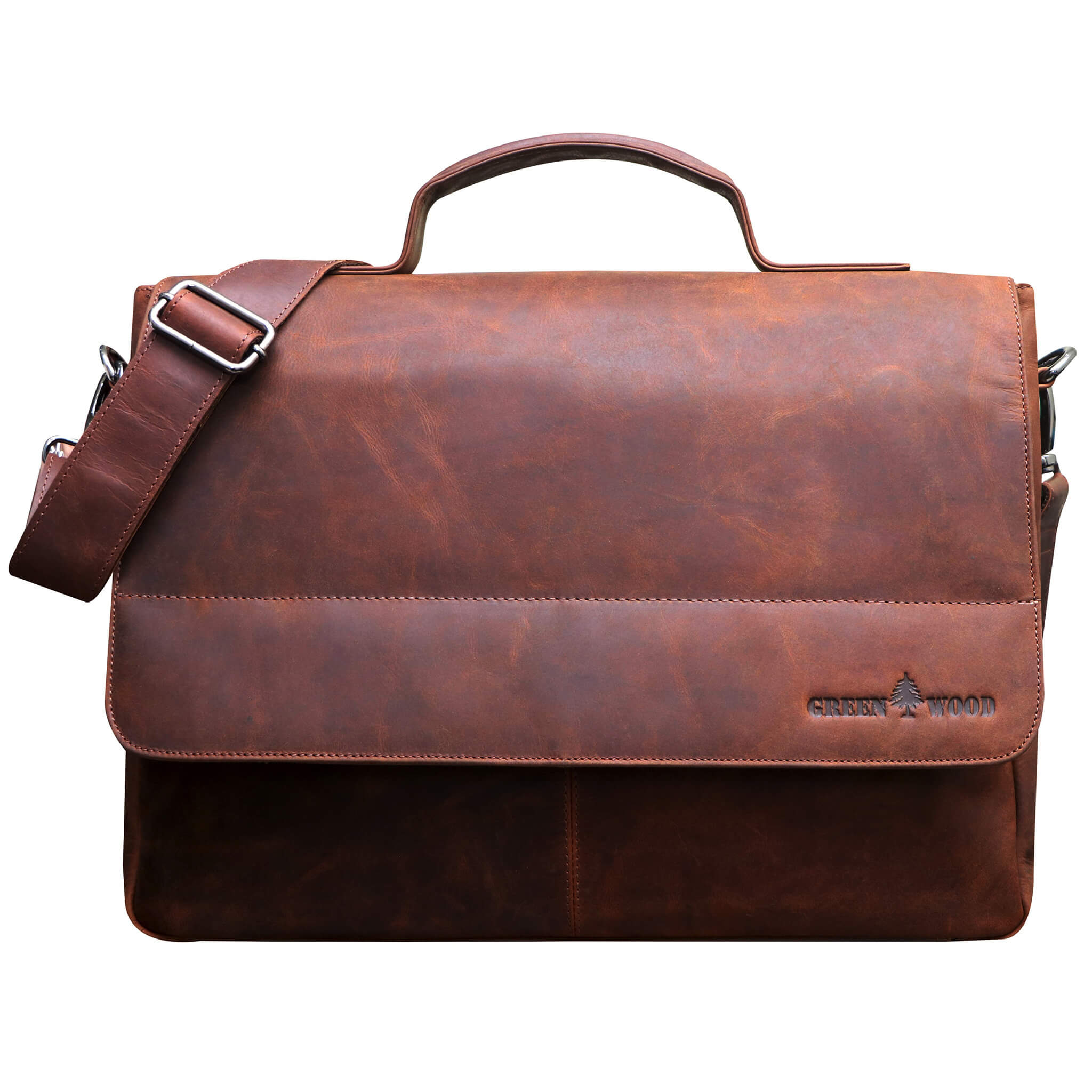 Lenn Business Bag Women Briefcase Leather Shoulder Bag Men