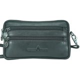 Baily Reise Halstasche Damen Leder Brusttasche Herren Gürteltasche