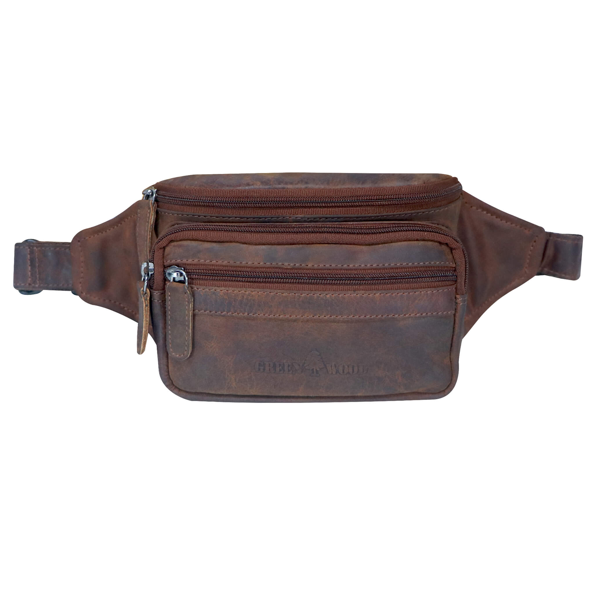 Leather pouch belt bag sale