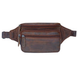 Jan Bum Bag Women Leather Belt Bag for Phone Men Hip Bag
