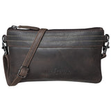 Liv Mini Crossbody Tasche Damen Leder Abendtasche Schwarz