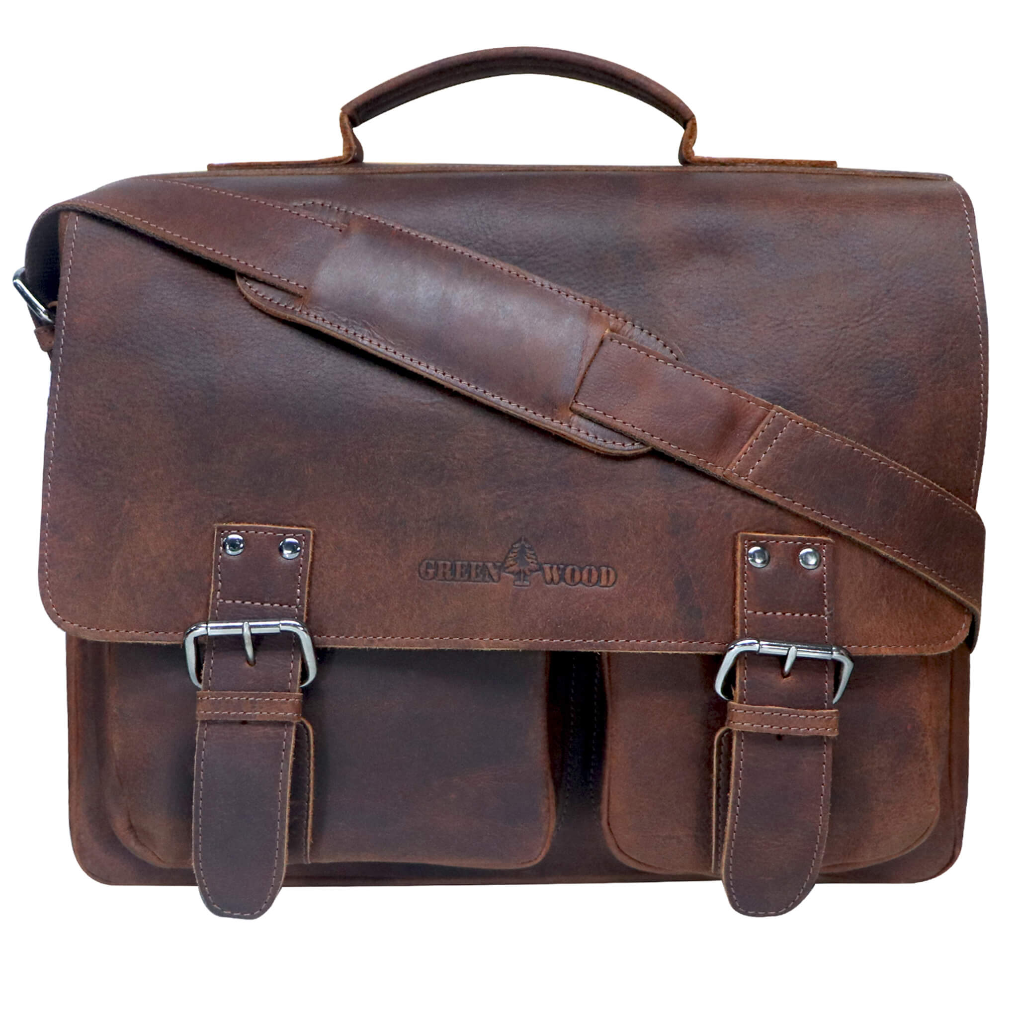 Kurt Teacher Bag Leather Women Large Briefcase Men Business