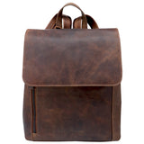 Kelly City Rucksack Damen Elegant Retro Lederrucksack Schwarz Herren