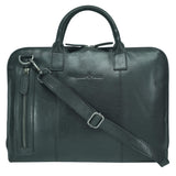 Ian Leather Laptop Bag 14 Inch Women: Padded, Wide Opening & Light