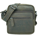 Lars Männer Umhängetasche Klein Damen Ledertasche Braun