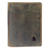 Ned Men's Billfold Leather Portrait RFID Wallet