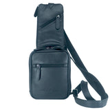 Jim Brusttasche Männer mit Handyfach Leder Sling Bag Damen