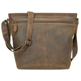 Olga Handtasche Damen Leder Große Umhängetasche Uni Tasche