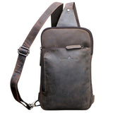 Alex Rucksack Umhängetasche Damen Leder Fahrradtasche Rucksack Herren