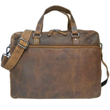 Dirk Laptop Bag Women Leather Brown Briefcase Men Modern XL