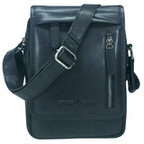 Nik Herrentasche zum Umhängen Leder Crossbody Bag Damen