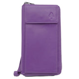 Yuri Wallet with Phone Compartment - Genuine Leather, RFID Protection & Wide Opening