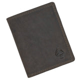 Otis Leather Card Case Men with Bill Pocket, Sleeves & RFID Protection