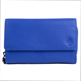 Miko Leder Geldbörse für Damen mit vielen Kartenfächern Portmonee