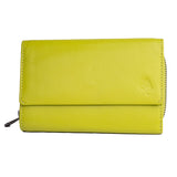 Miko Leder Geldbörse für Damen mit vielen Kartenfächern Portmonee