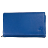 Yuki Große Geldbörse Damen Portemonnaie Leder Rot RFID Schutz