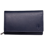 Yuki Große Geldbörse Damen Portemonnaie Leder Rot RFID Schutz