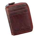 Gus Kartenetui mit Münzfach Damen Karten Portemonnaie Herren Leder