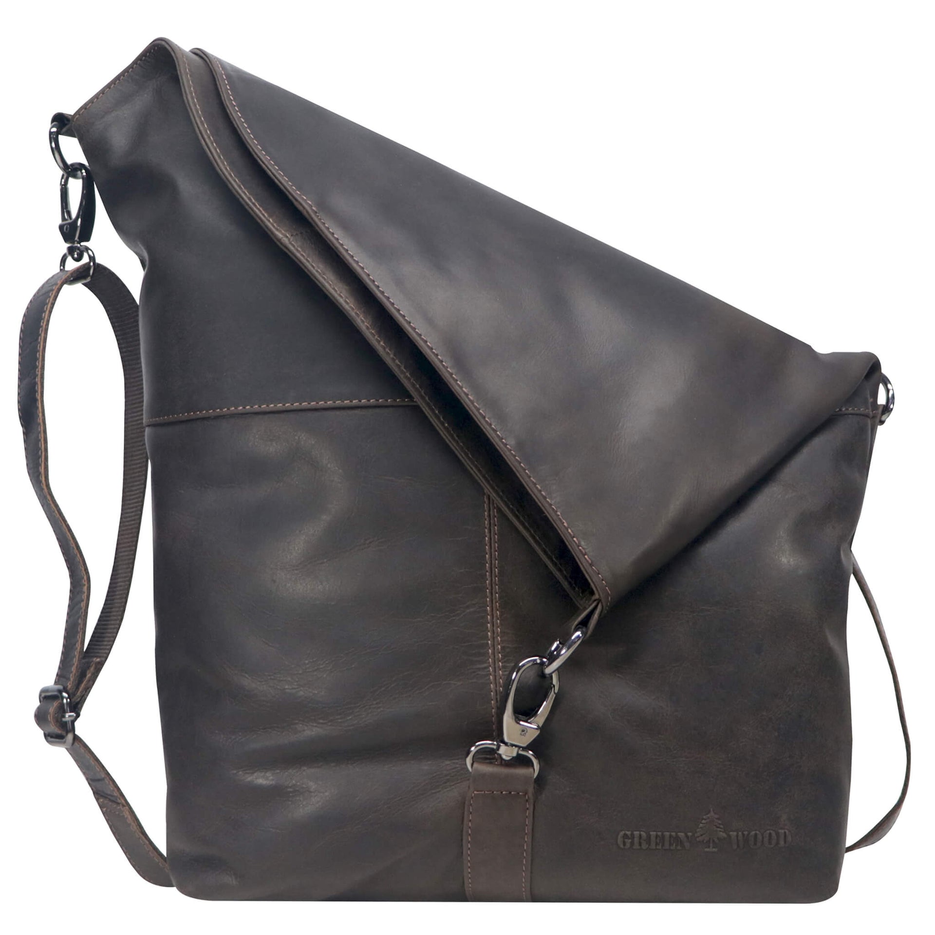 Elke Schultertasche Umhängetasche Damen Groß Messenger Bag Herren