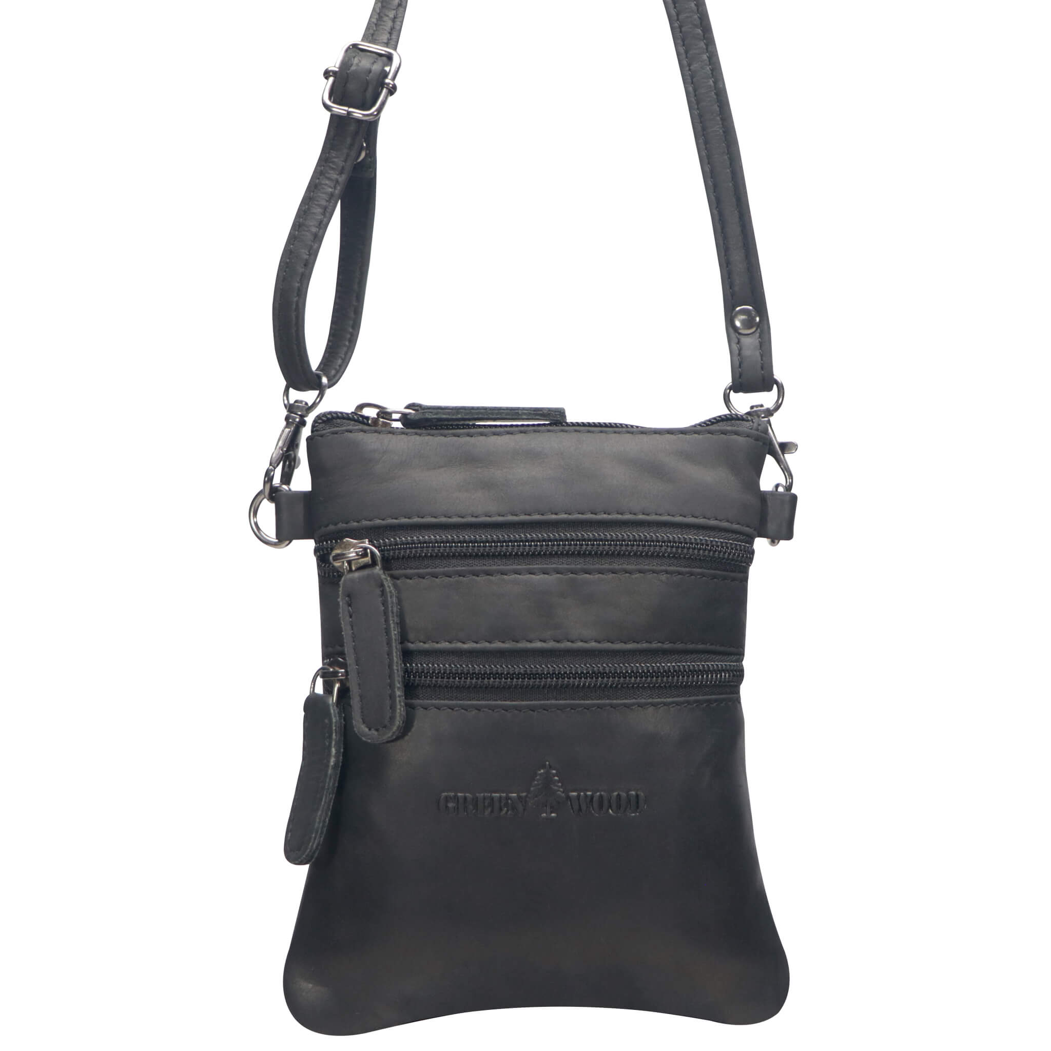 Ray Leather Phone Bag with Shoulder Strap Women Crossbody with Belt Loop