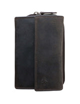 Mia Damen Geldbeutel mit Großem Münzfach Brieftasche RFID Herren