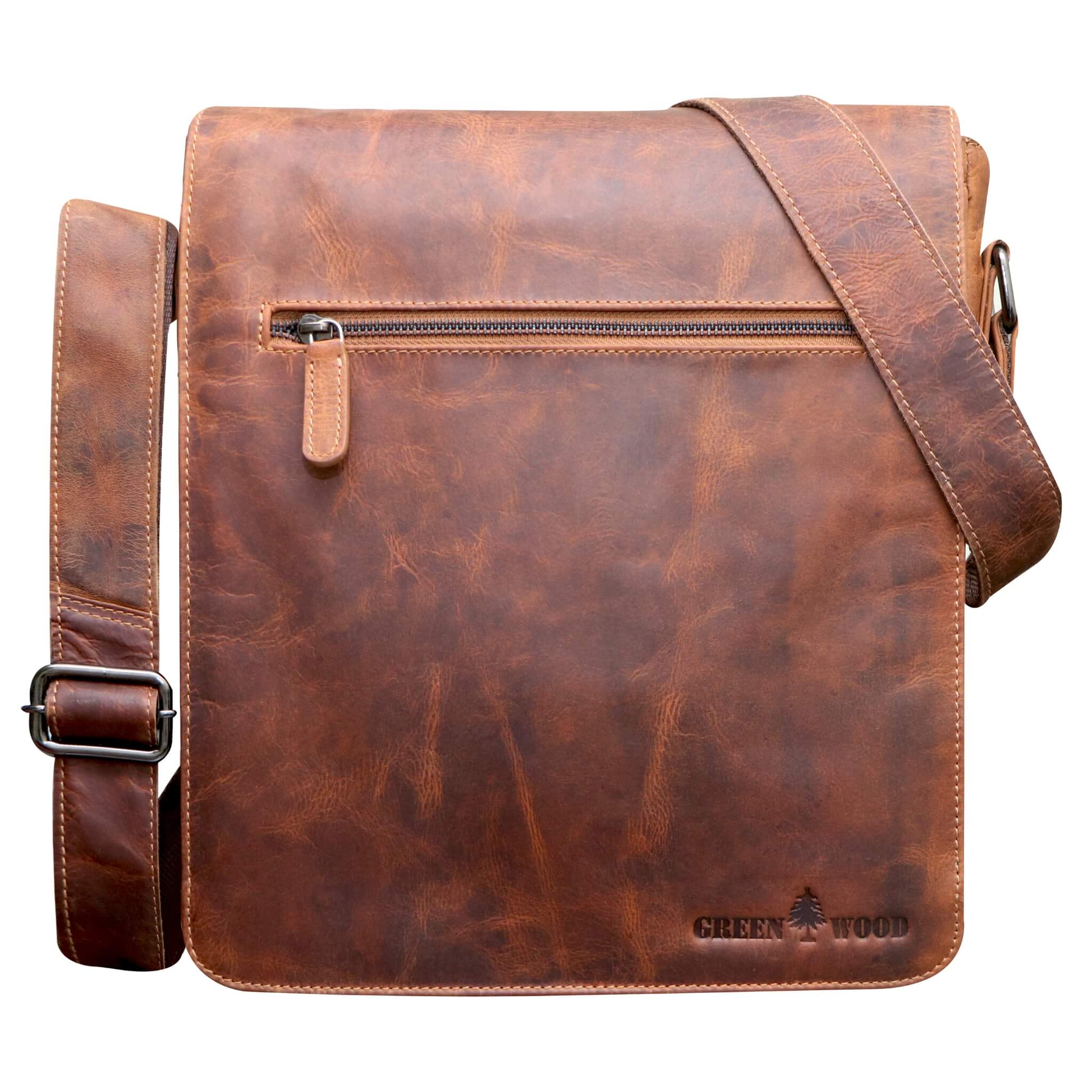 Shoulder Bag Kleine Leder Umhängetasche Herren Messenger Bag UmhÃ