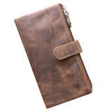 Elsa Portemonnaie mit Reißverschlussfach Damen Leder Geldbörse RFID