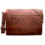 Marc Umhängetasche Herren Groß Laptoptasche 15,6 Zoll Ledertasche Damen