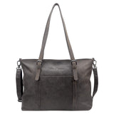 Silky Business Bag Women Large Leather Shopper with Shoulder Strap