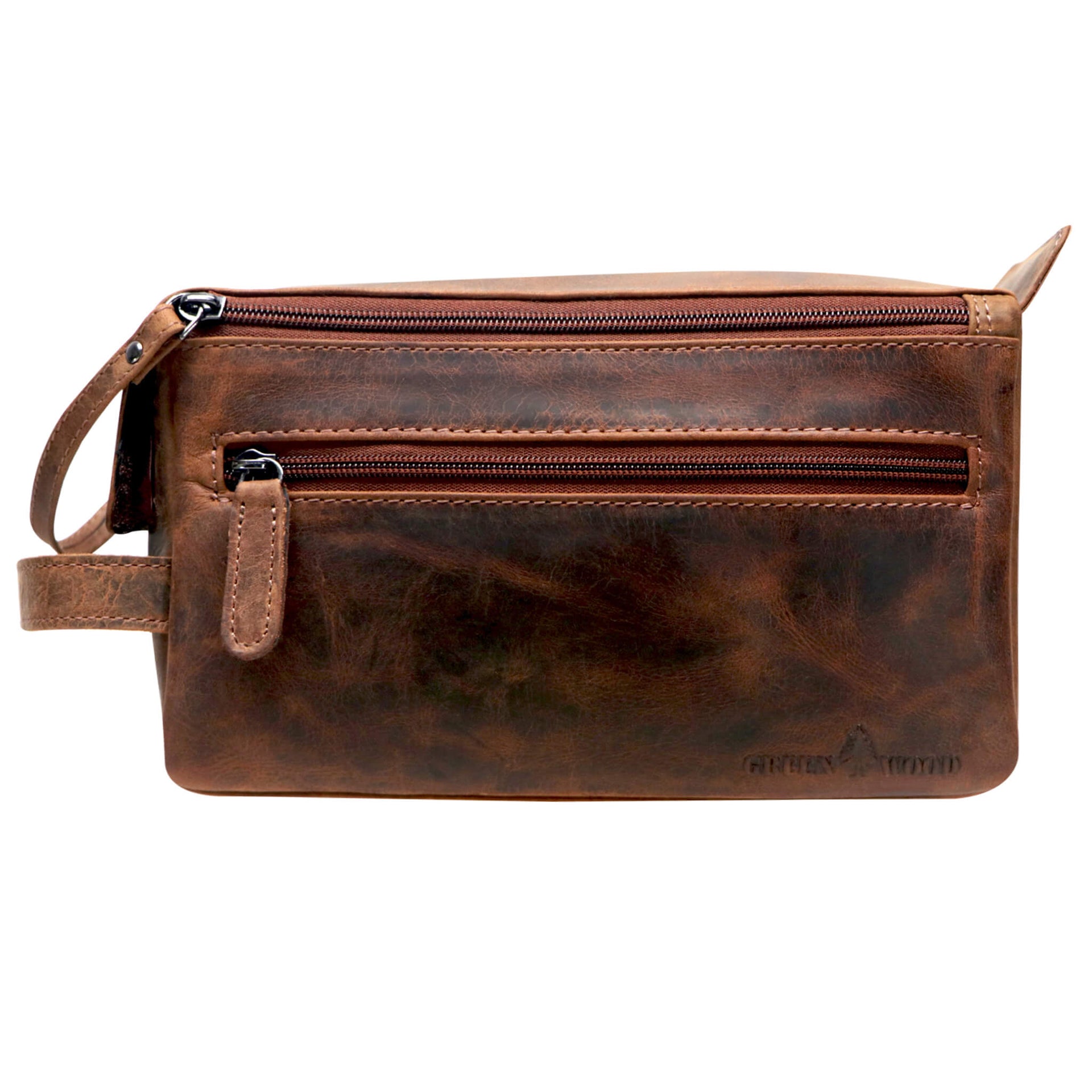 Beth Waschtasche Damen Kosmetiktasche Leder Kulturbeutel Reisen